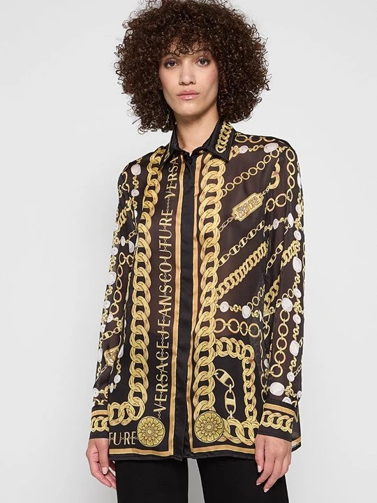 Foto van product Overhemdblouse Versace Jeans Couture zwart