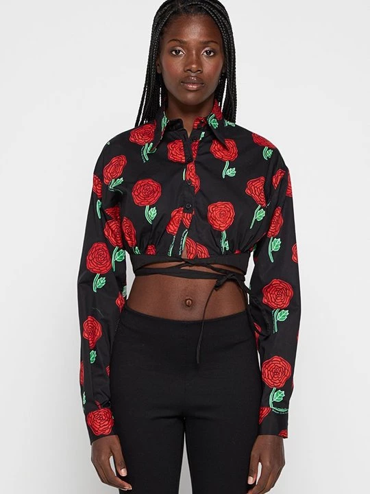 Foto van product Overhemdblouse Versace Jeans Couture zwart