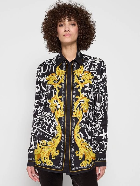 Foto van product Overhemdblouse Versace Jeans Couture zwart