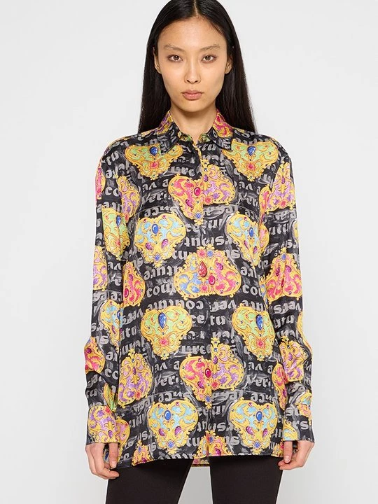 Foto van product Overhemdblouse Versace Jeans Couture zwart
