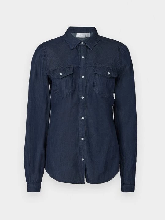 Foto van product Overhemdblouse Vila blauw