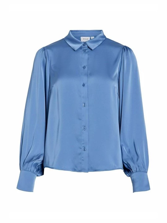 Foto van product Overhemdblouse Vila blauw