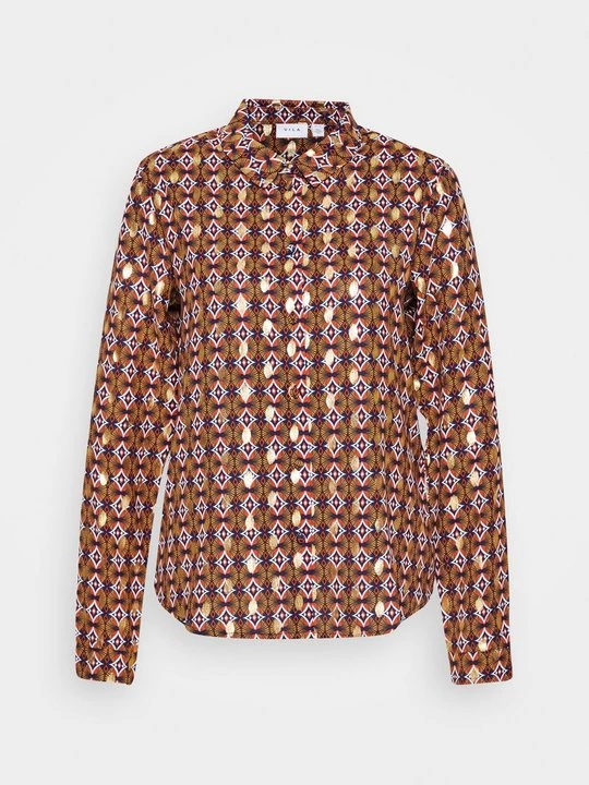 Foto van product Overhemdblouse Vila donkerblauw