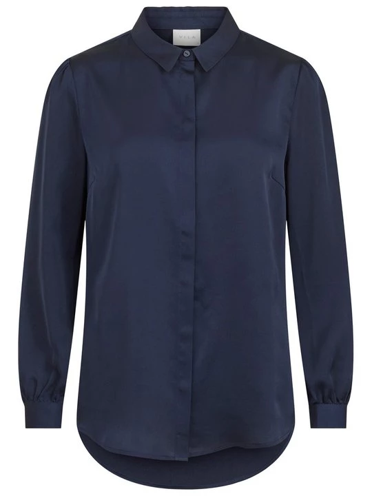 Foto van product Overhemdblouse Vila donkerblauw