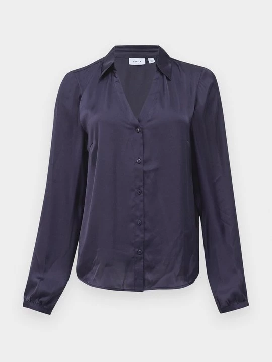 Foto van product Overhemdblouse Vila donkerblauw
