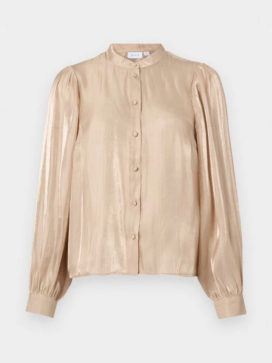 Foto van product Overhemdblouse Vila zandkleur