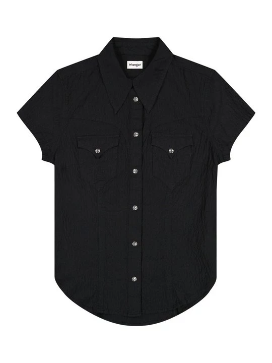 Foto van product Overhemdblouse Wrangler zwart