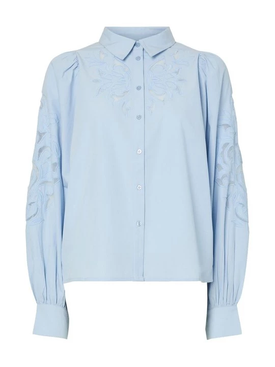 Foto van product Overhemdblouse Y.A.S lichtblauw