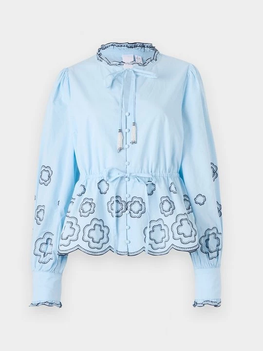 Foto van product Overhemdblouse Y.A.S lichtblauw