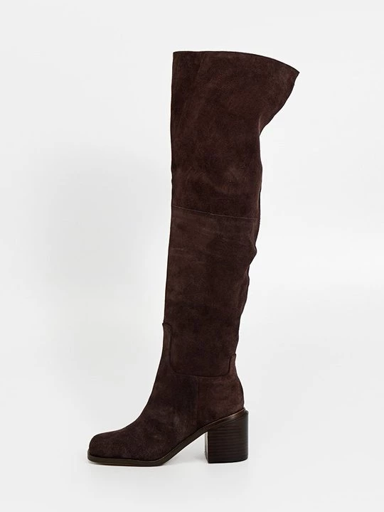 Foto van product Overknee laarzen Steve Madden bruin