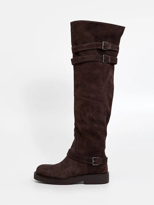 Foto van product Overknee laarzen Steve Madden bruin