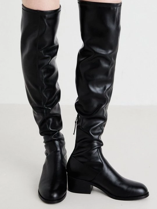 Foto van product Overknee laarzen Steve Madden zwart