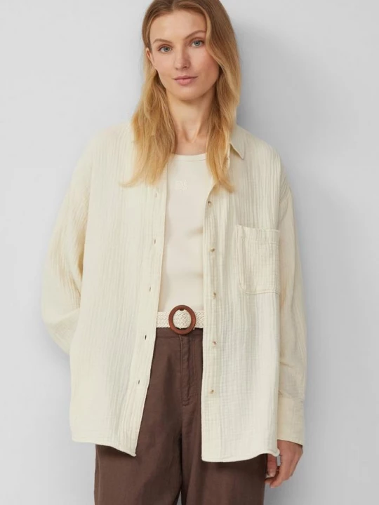Foto van product Oversized blouse van mousseline s.Oliver beżowy