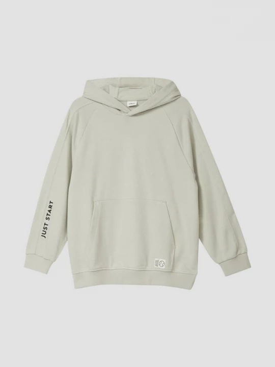 Foto van product Oversized hoodie met printdetail s.Oliver beżowy