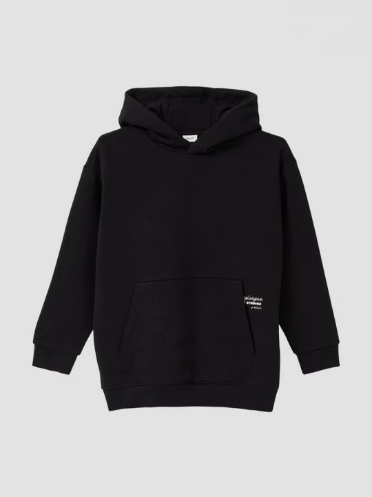Foto van product Oversized hoodie met rugprint en knusse binnenkant s.Oliver zwart