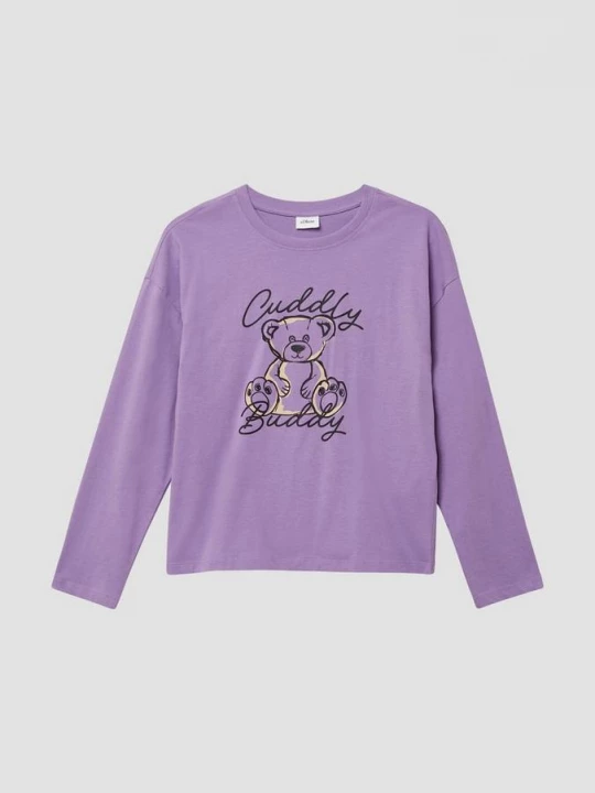 Foto van product Oversized longsleeve met print op de voorkant s.Oliver
