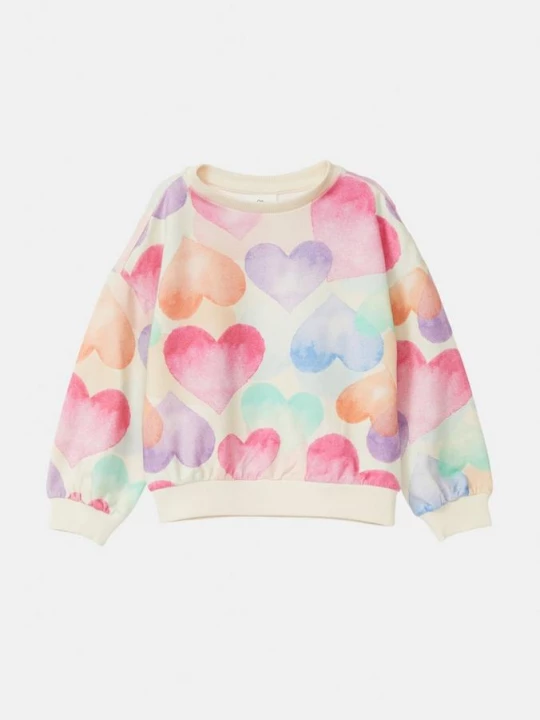Foto van product Oversized sweatshirt met all-over print s.Oliver