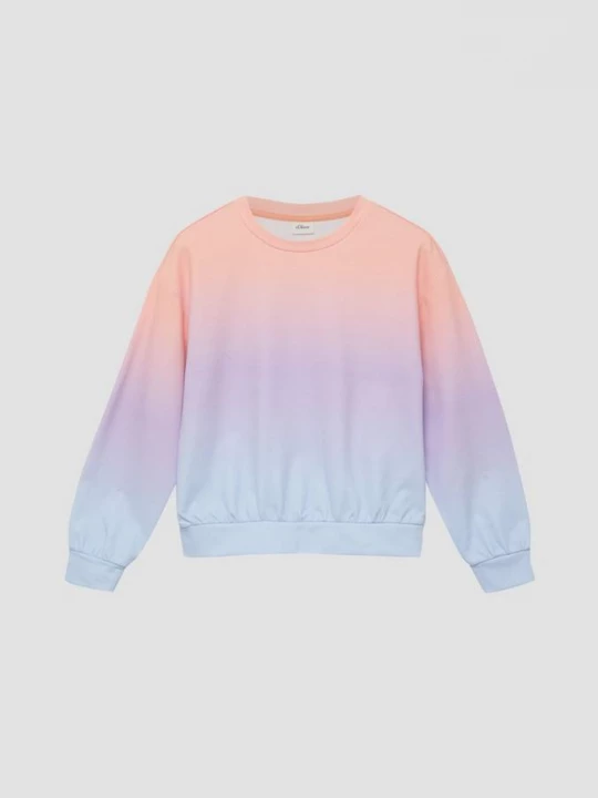 Foto van product Oversized sweatshirt met kleurverloop s.Oliver