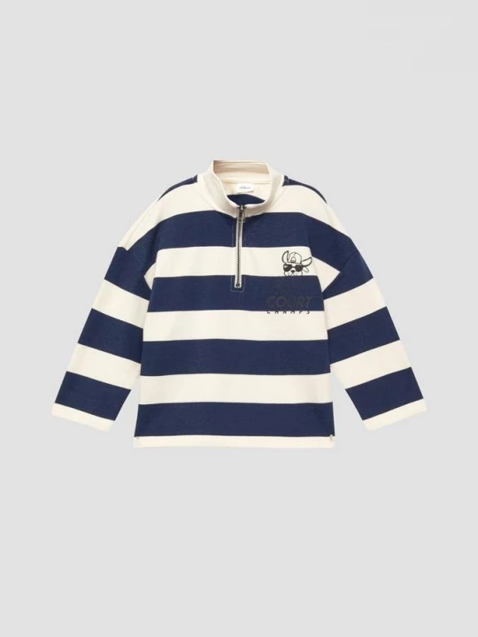 Foto van product Oversized sweatshirt met print en opstaande kraag s.Oliver