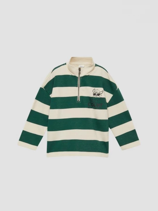 Foto van product Oversized sweatshirt met print en opstaande kraag s.Oliver