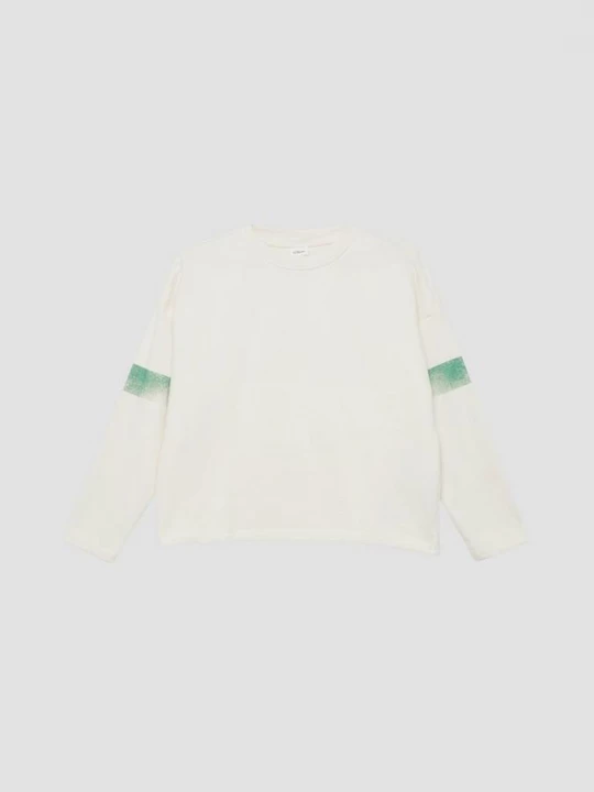 Foto van product Oversized sweatshirt met print op de rug s.Oliver crème