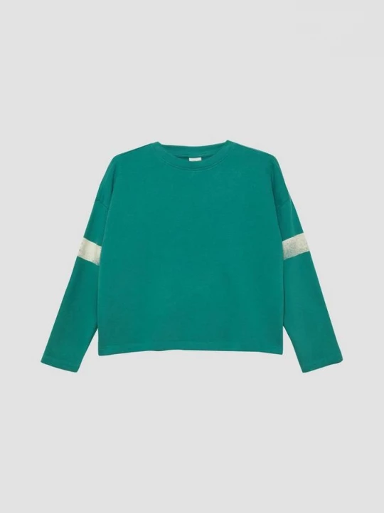 Foto van product Oversized sweatshirt met print op de rug s.Oliver groen