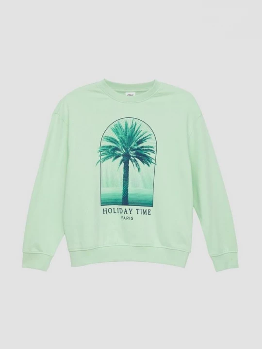 Foto van product Oversized sweatshirt met print op de voorkant s.Oliver