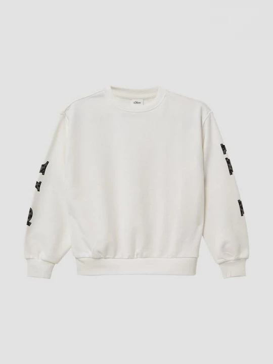 Foto van product Oversized sweatshirt met print op mouwen en rug s.Oliver