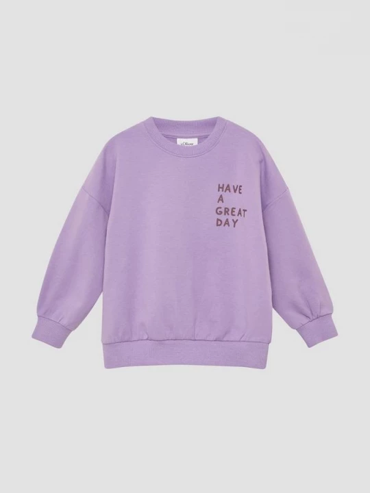 Foto van product Oversized sweatshirt met rugprint en knusse binnenkant s.Oliver
