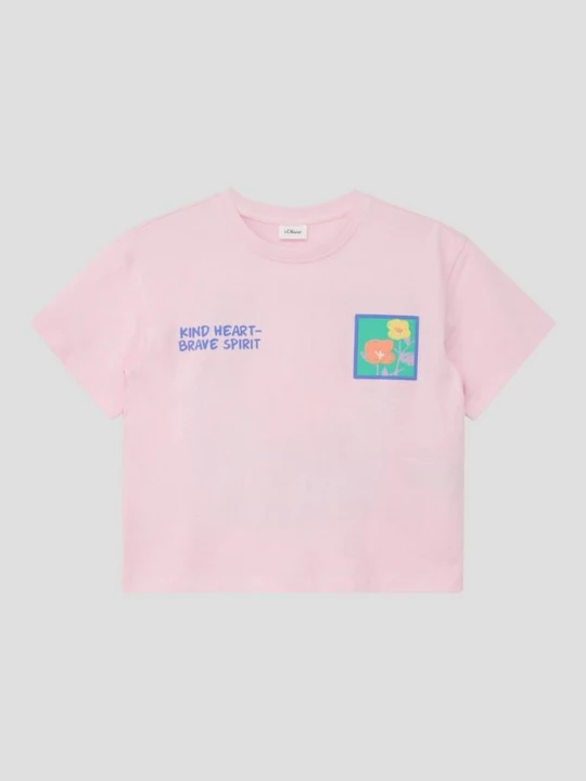 Foto van product Oversized T-shirt met print op voor- en achterkant s.Oliver
