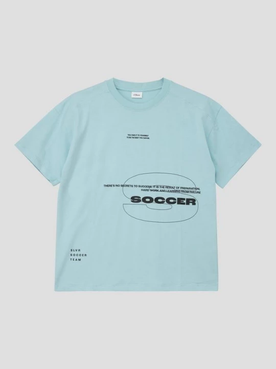 Foto van product Oversized T-shirt met voorprint en naaddetail s.Oliver