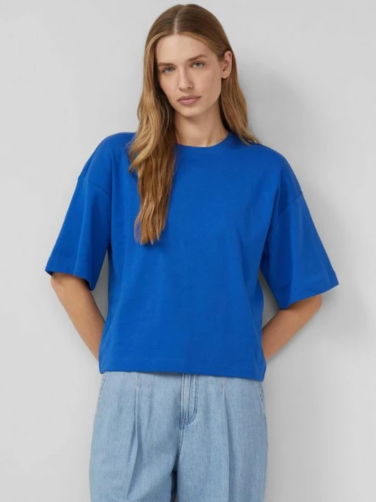 Foto van product Oversized T-shirt van katoenen interlockjersey s.Oliver blauw