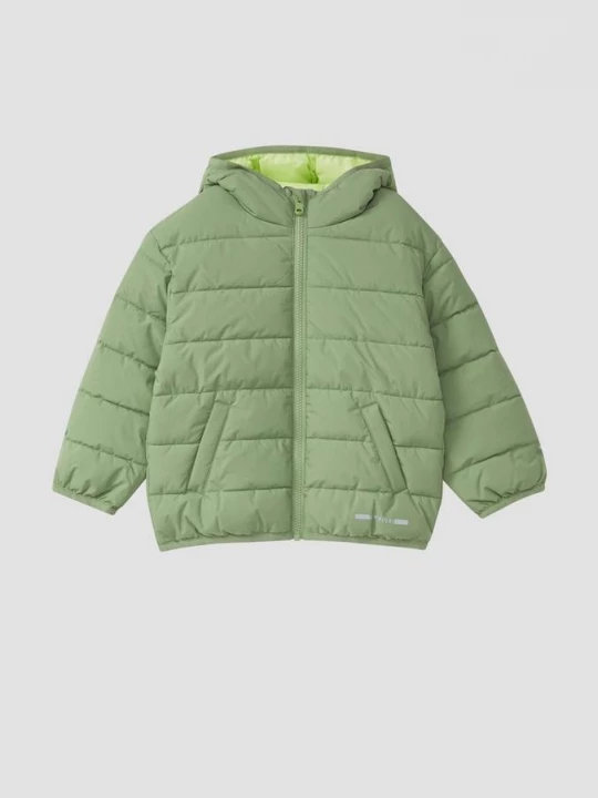 Foto van product Oversized unisex gewatteerd jack met capuchon s.Oliver groen