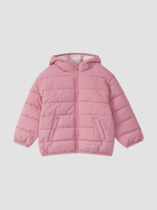 Foto van product Oversized unisex gewatteerd jack met capuchon s.Oliver roze