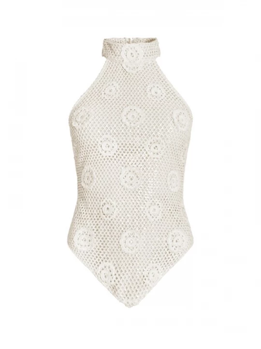 Foto van product OW Collection Gebreide top 'COLLETTE' crème