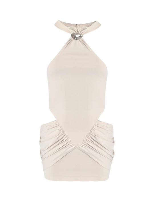 Foto van product OW Collection Jurk 'Dione' lichtbeige