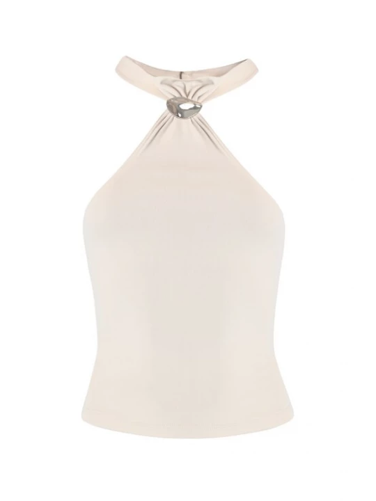 Foto van product OW Collection Top 'Dione' lichtbeige