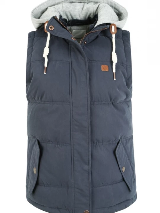 Foto van product Oxmo Bodywarmer 'Lewonda' nachtblauw / grijs / wit