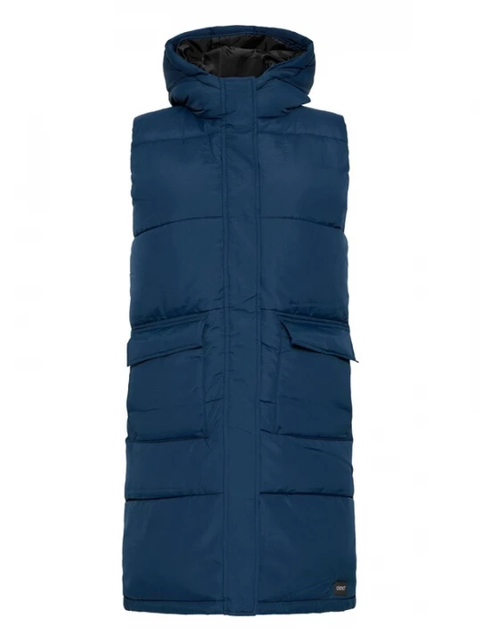 Foto van product Oxmo Bodywarmer ' OXMINNA LONG ' blauw