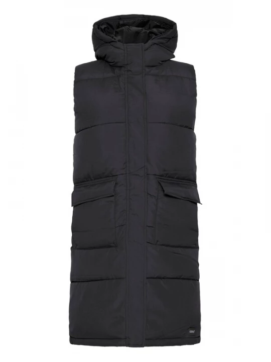 Foto van product Oxmo Bodywarmer ' OXMINNA LONG ' zwart