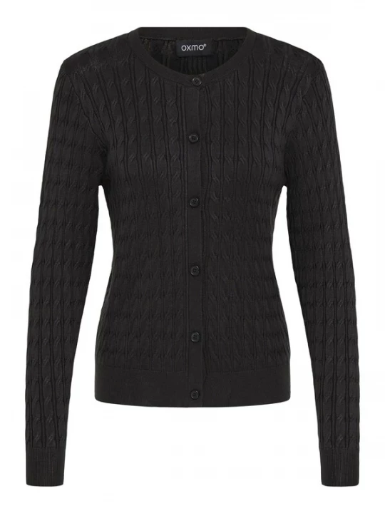 Foto van product Oxmo Gebreid vest 'Isasja' zwart