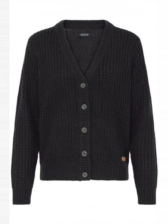Foto van product Oxmo Gebreid vest 'Oxedna' zwart
