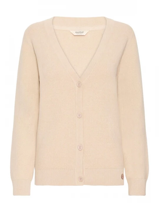 Foto van product Oxmo Gebreid vest ' OXFIANA ' grijs