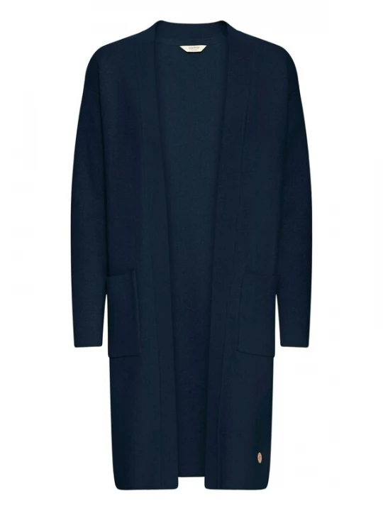 Foto van product Oxmo Gebreid vest ' OXFINA ' nachtblauw