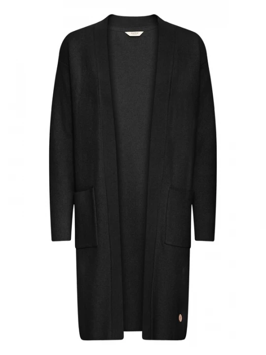 Foto van product Oxmo Gebreid vest ' OXFINA ' zwart