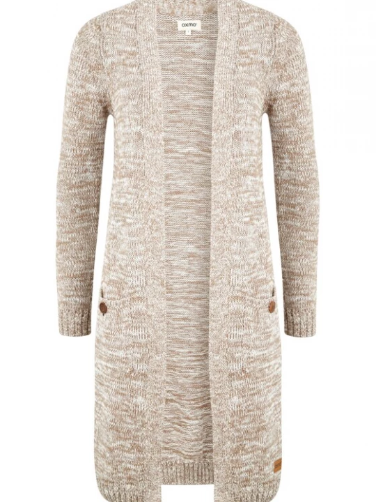 Foto van product Oxmo Gebreid vest 'Philetta' beige / bruin