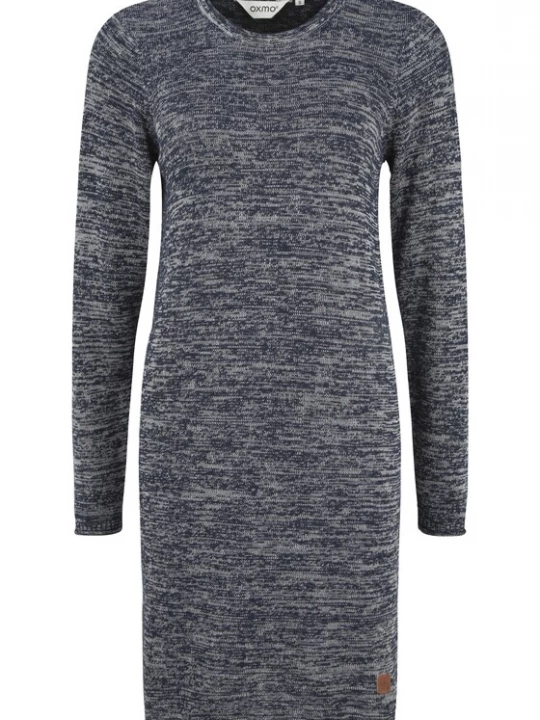 Foto van product Oxmo Gebreide jurk 'Danielle' blauw / navy