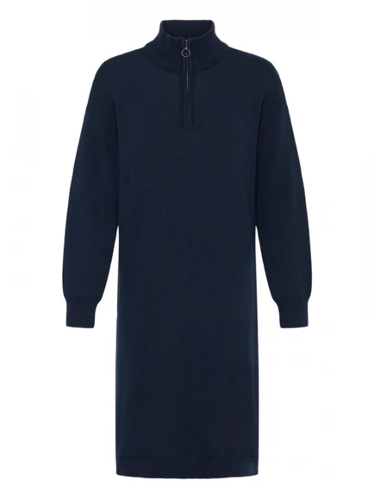 Foto van product Oxmo Gebreide jurk ' OXFSANVA ' donkerblauw
