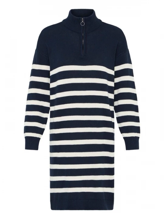 Foto van product Oxmo Gebreide jurk ' OXFSANVA ' donkerblauw