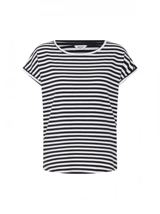 Foto van product Oxmo Shirt ' OXNPubby ' zwart / wit